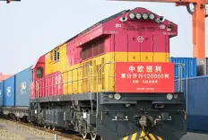 क्या चीनी रेलवे एक्सप्रेस ने 1.2 लाख बार फेरे लगाए हैं?