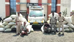 महासमुंद में 1432 किलो मादक पदार्थ की जब्ती, हरियाणा के 2 तस्कर गिरफ्तार