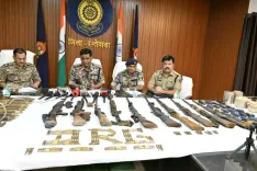 Dantewada arms dump seized: AK-47, 20 walkie-talkies, bombs recovered in Naxal hideout