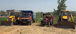 सरगुजा में बुलडोजर कार्रवाई: रिंगबांध क्षेत्र की 57 डिसमिल अवैध जमीन कब्जा मुक्त, जल मार्ग बहाल