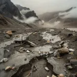 China-Nepal debris flow hit 19 m/s, too fast for any human to escape