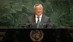 चीनी प्रतिनिधि ने चुनिंदा आतंकवाद और दोहरे मापदंडों का कड़ा विरोध करने की अपील की