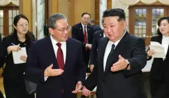 चीनी प्रधानमंत्री ली छ्यांग ने किम जोंग-उन से मुलाकात की