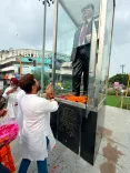 Chirag Paswan Pays Tribute to Ambedkar in Jalandhar
