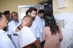 Chirag Paswan visits boat accident victims in Hajipur's Raghopur Diara