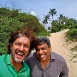 Is Chunky Panday Searching for Treasure on the Stunning Beaches of South Goa?