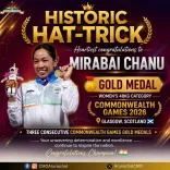 CM Arunachal Hails Mirabai Chanu's CWG 2026 Hat-Trick Gold