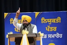 CM Bhagwant Mann: 68,288 Jobs Given on Merit in Punjab