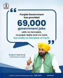 CM Bhagwant Mann: 69,000 Jobs, Zero Paper Leaks in 4.5 Years