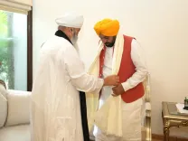 CM Bhagwant Mann Gets Nanaksar Blessing Over New Sikh Respect Act