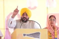CM Bhagwant Mann Holds Mega Rally in Patran, Announces Hospital Upgrade