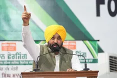 CM Bhagwant Mann Lays Foundation for Rs 1,100 Cr Vardhman-Aichi Steel Plant