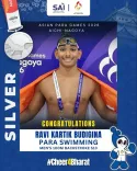 CM Bhajan Lal congratulates three para swimmers at Asian Para Games 2026