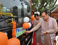 CM Bhajan Lal flags off 110 PM e-Buses across Rajasthan