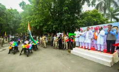 CM Bhajan Lal flags off Nari Shakti Rally in Udaipur