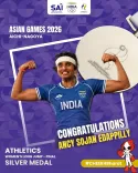 CM Bhajan Lal Hails Anscy, Harita, Tejaswin at Asian Games 2026