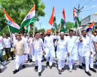 CM Bhajan Lal joins Har Ghar Tiranga push in Sriganganagar