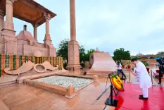 CM Bhajan Lal, JP Nadda Pay Tribute at Jaipur War Memorial