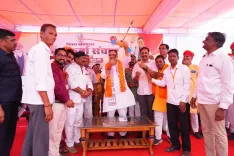 CM Bhajan Lal meets Banswara BJP workers, eyes panchayat polls