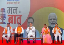 CM Bhajan Lal meets new Nagar Nigam councillors after Mann Ki Baat