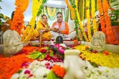 CM Bhajan Lal Offers Prayers at Shiva Temple on First Shravan Monday
