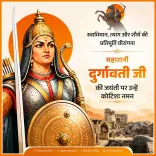 CM Bhajan Lal Pays Tribute to Rani Durgavati on Jayanti