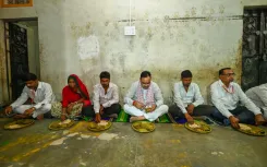 CM Bhajan Lal Sharma Dines With Villagers After Beeda Gram Chaupal