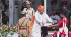 CM Bhajan Lal Sharma hoists flag at Bikaner on Independence Day