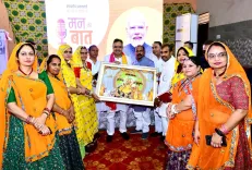 CM Bhajan Lal Sharma Meets Tribal Women at Jaipur Outreach