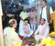 CM Bhajan Lal Sharma Prays at Jaipur's Khole Hanuman Temple