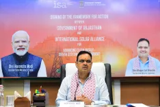 CM Bhajan Lal Signs ISA Framework for Clean Energy