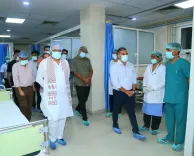 CM Bhajan Lal Visits SMS Hospital After Jodhpur Factory Fire