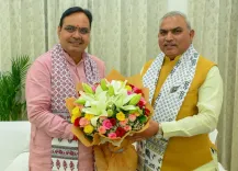 CM Bhajan Lal Wishes BJP's Shivprakash on Birthday