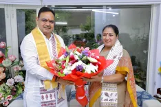 CM Bhajan Lal Wishes Delhi CM Rekha Gupta on Birthday