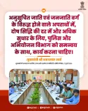 CM Bhajanlal Directs Police, Prosecution to Boost SC/ST Conviction Rate