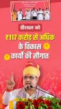 CM Bhajanlal Sharma Launches ₹117 Cr Projects in Khairthal