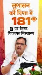 CM Bhajanlal Sharma: Rajasthan's 181 helpline resolution doubles to 85%