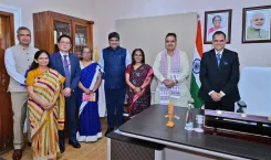 CM Bhajanlal Sharma receives MEA Secretary, delegation in Jaipur