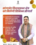 CM Bhajanlal to gift Sanganer 1,538 works worth ₹631 crore