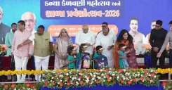 CM Bhupendra Patel at Shala Praveshotsav in Dahod's Garbada