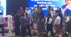 CM Bhupendra Patel attends Diksha ceremony in Rajkot