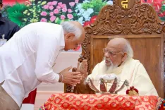 CM Bhupendra Patel attends Jain temple inauguration in Ahmedabad