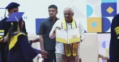 CM Bhupendra Patel Attends K.N. University's First Convocation in Ahmedabad