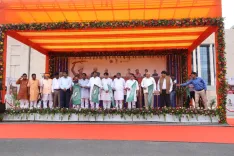 CM Bhupendra Patel flags off 139 ST buses for Gujarat tribal areas