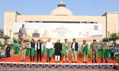 CM Bhupendra Patel flags off anti-drug motorcycle rally from Gandhinagar