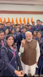 CM Bhupendra Patel Hails Gujarat's CWG Champions at PM Modi Meet