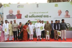 CM Bhupendra Patel Launches PM eBus Sewa in Gandhinagar