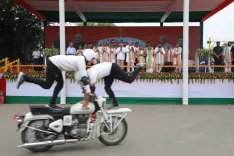 CM Bhupendra Patel leads Tiranga Yatra through Gandhinagar
