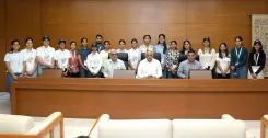 CM Bhupendra Patel meets 40-member Chandigarh student delegation in Gandhinagar