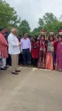 CM Bhupendra Patel Meets Villagers Near Shamlaji on Guru Purnima